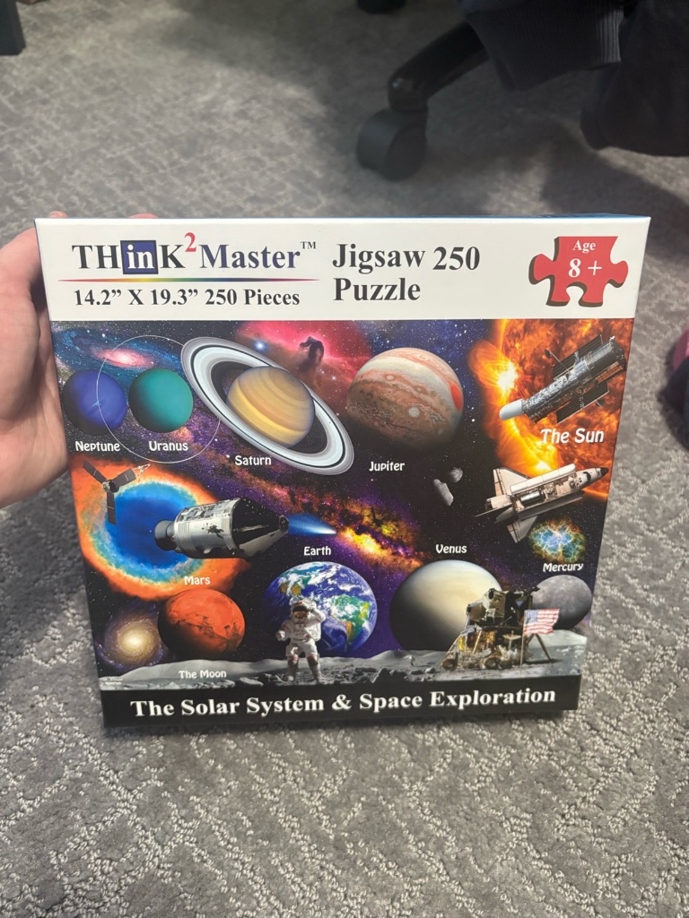 Kids 250-Piece Solar System Puzzle - Multicolor